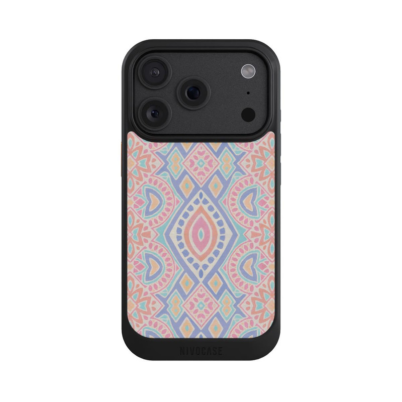 iPhone 18 Pro NIVOcore Boho Geometric Mosaic Intricate Tribal Design
