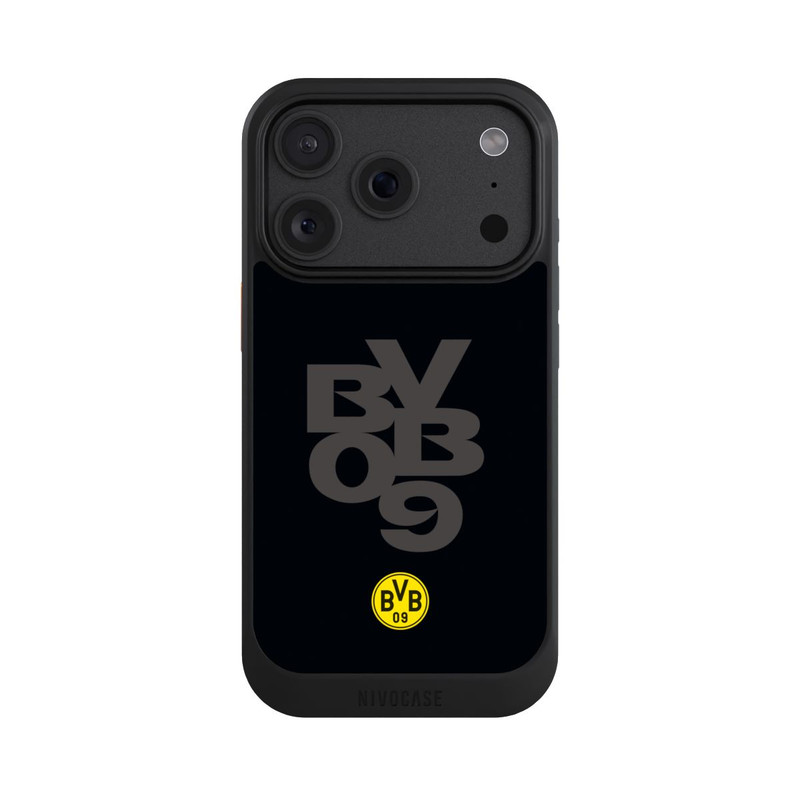 iPhone 18 Pro NIVOcore BVB09 Grau Schwarz