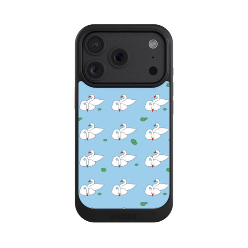 Apple iPhone 18 Pro NIVOcore Ducks Pattern Blue Pond