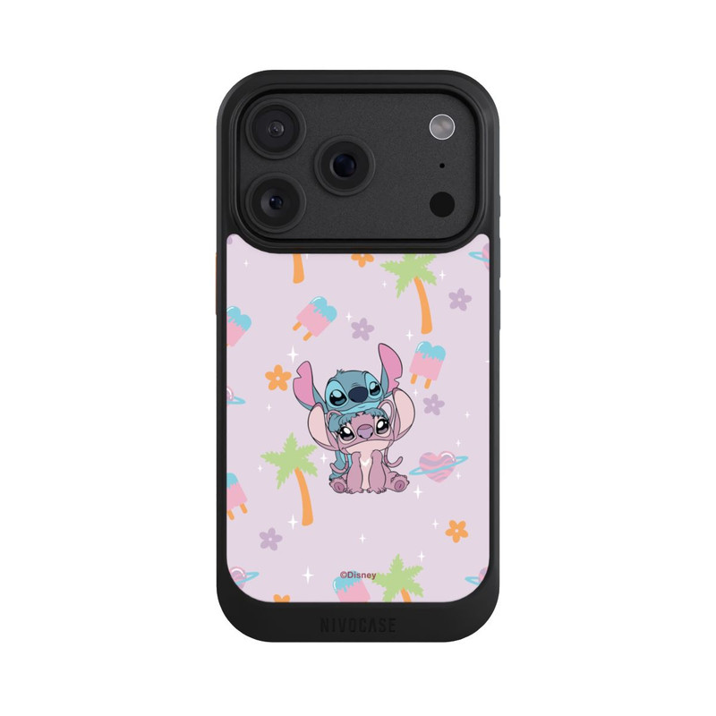 iPhone 18 Pro NIVOcore Stitch and Angel Cute Couple