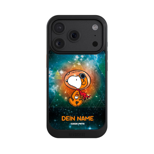 Apple iPhone 18 Pro NIVOcore Snoopy Voyageur de l'espace Personnalisable