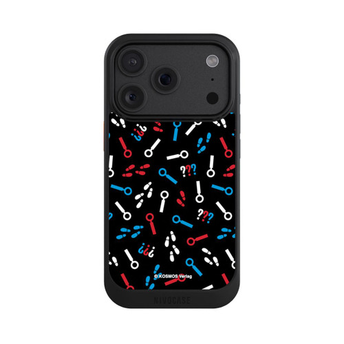 Apple iPhone 18 Pro NIVOcore Drei Fragezeichen Detektiv Muster