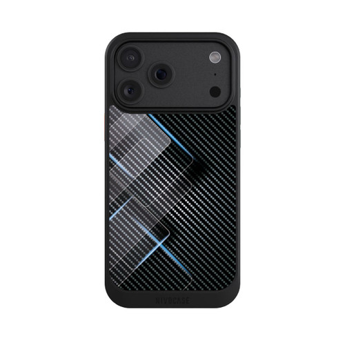 Apple iPhone 18 Pro Max NIVOcore Blaue Linien auf Karbon