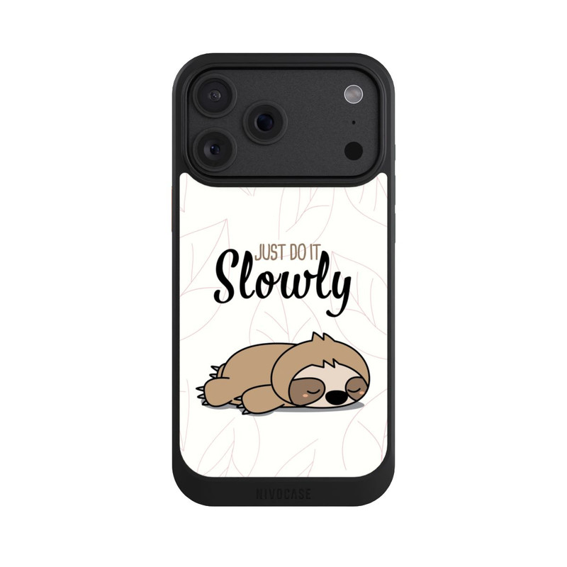 iPhone 18 Pro Max NIVOcore Just Do It Slowly Sloth