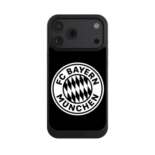 Apple iPhone 18 Pro Max NIVOcore Classic FCB Logo - white on black