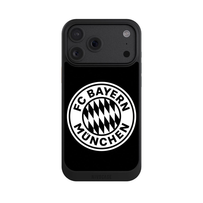 iPhone 18 Pro Max NIVOcore Classic FCB Logo - white on black