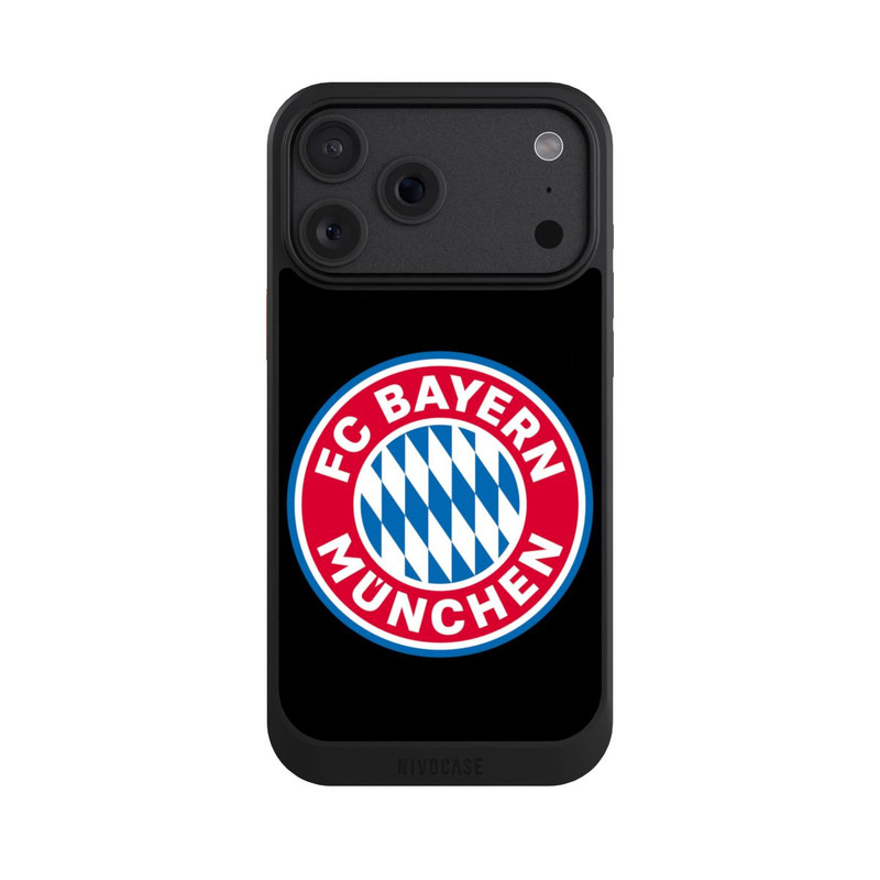 iPhone 18 Pro Max NIVOcore FCB Logo auf Schwarz