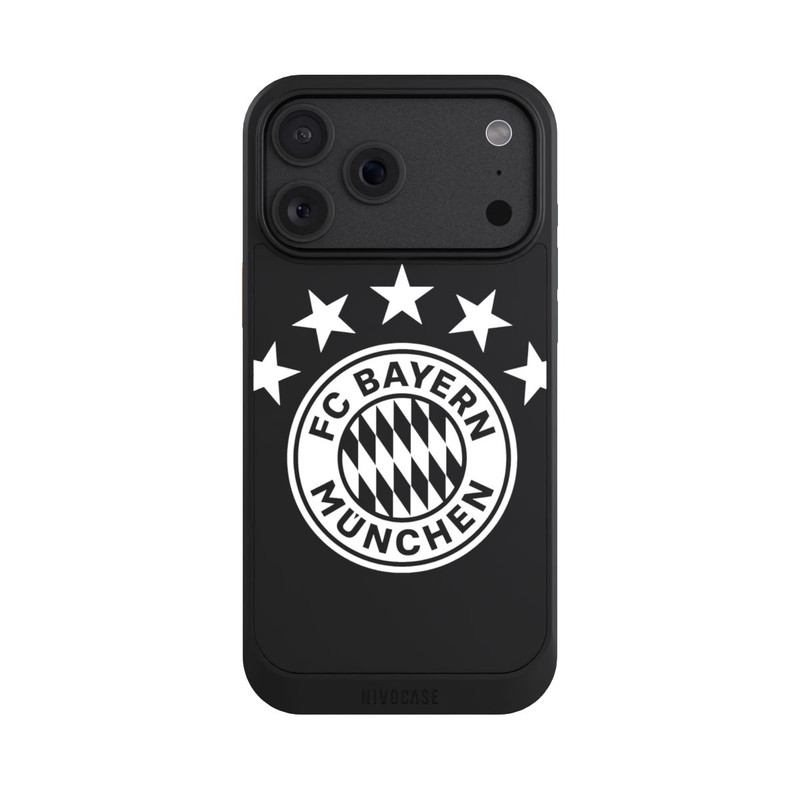 iPhone 18 Pro Max NIVOcore FCB Logo plain with stars - transparent
