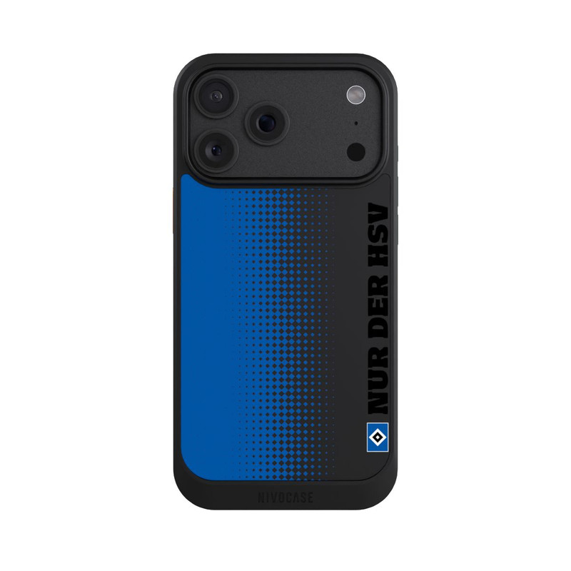iPhone 18 Pro Max NIVOcore Nur der HSV - Rautenraster Blau - ohne Hintergrund