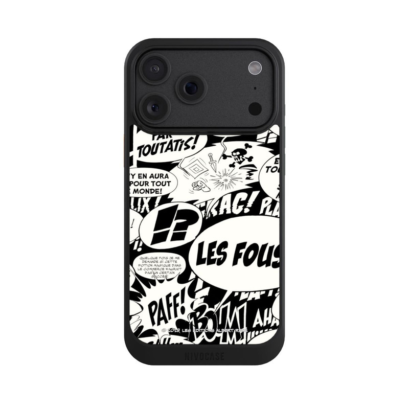 iPhone 18 Pro Max NIVOcore Bulles BD Astérix Noir