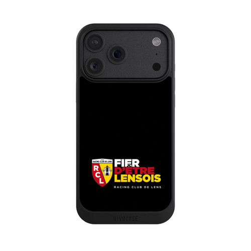 Apple iPhone 18 Pro Max NIVOcore RC Lens Logo en bas Noir
