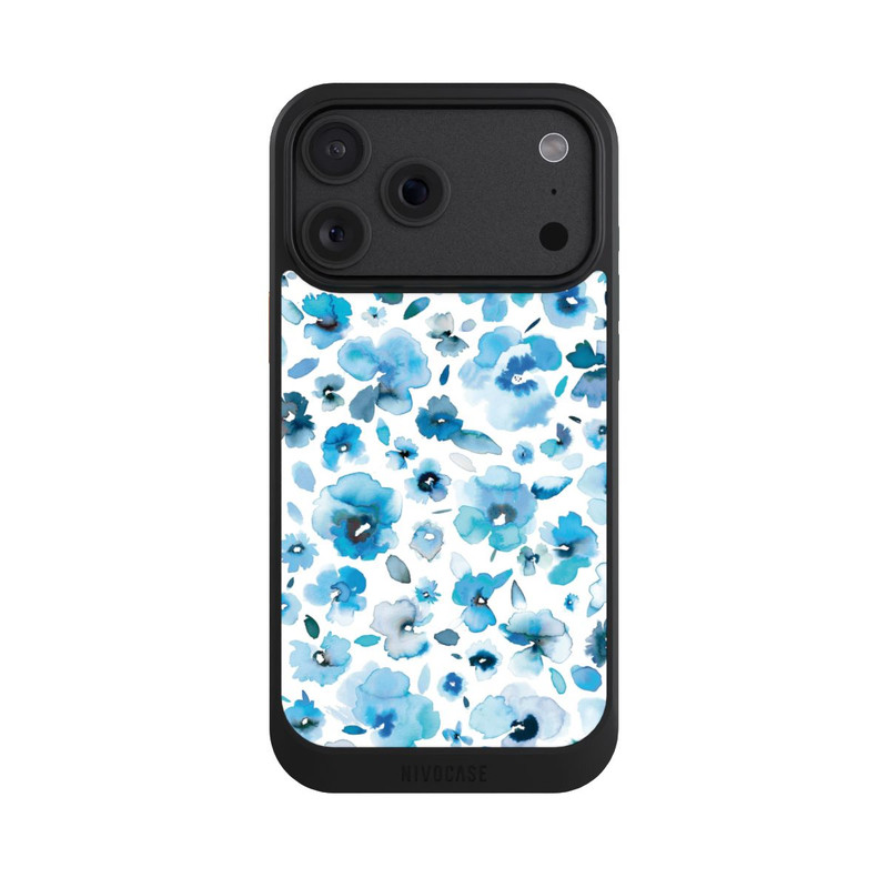 iPhone 18 Pro Max NIVOcore Blue Tropical Flowers