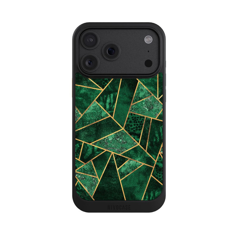 iPhone 18 Pro Max NIVOcore Impression or émeraude profonde