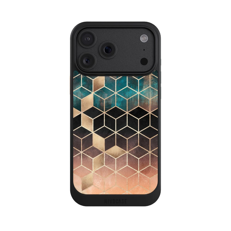 iPhone 18 Pro Max NIVOcore Ombre Traum Würfel Gold Druck
