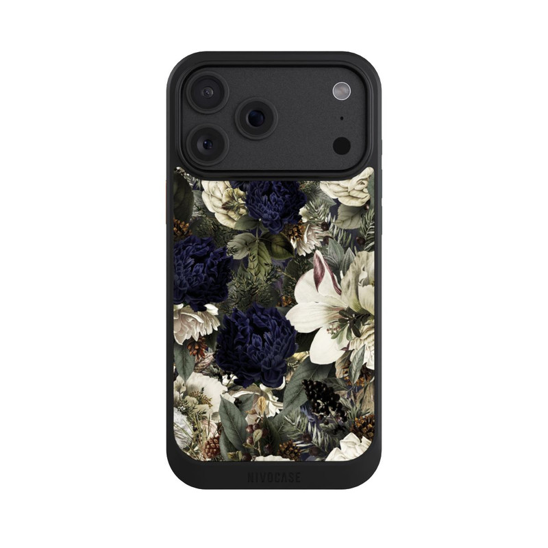 iPhone 18 Pro Max NIVOcore Dunkle Mitternachts Barock Vintage Blumen