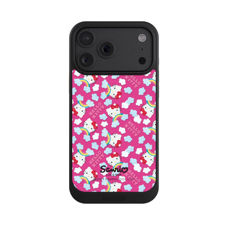 iPhone 18 Pro Max NIVOcore Hello Kitty Regenbogenmuster