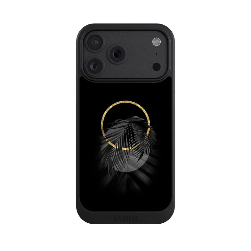 iPhone 18 Pro Max NIVOcore tropische Blätter schwarz