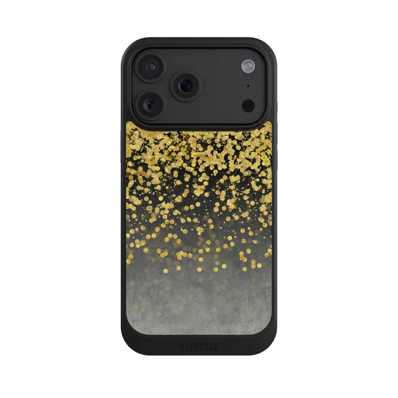 iPhone 18 Pro Max NIVOcore glänzender Goldregen