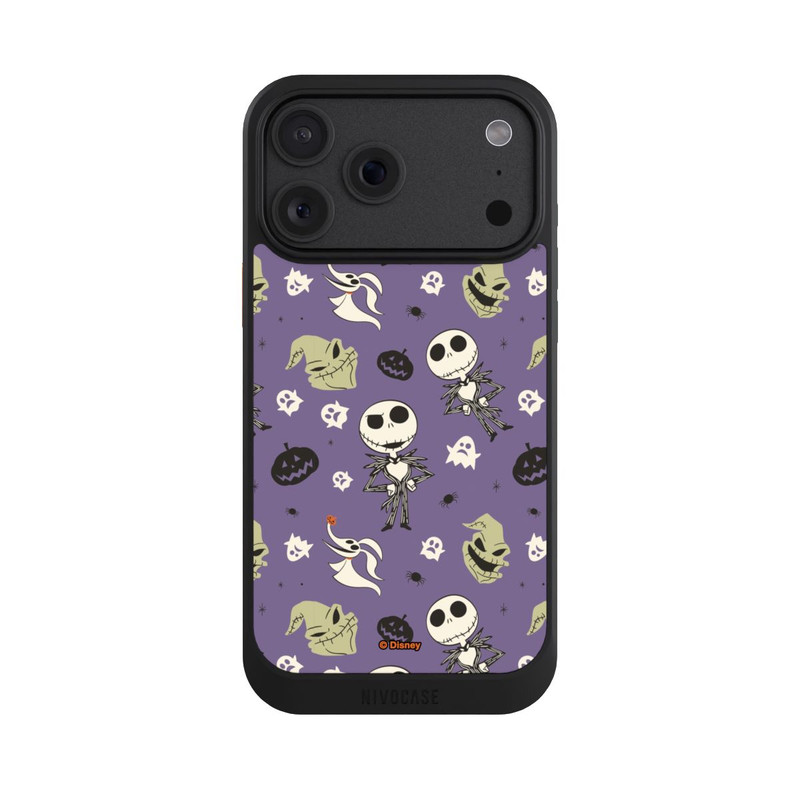 iPhone 18 Pro Max NIVOcore Jack Purple Pattern Tim Burtons Nightmare before Christmas