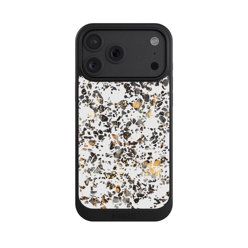 iPhone 18 Pro Max NIVOcore Gold Speckled Terrazzo
