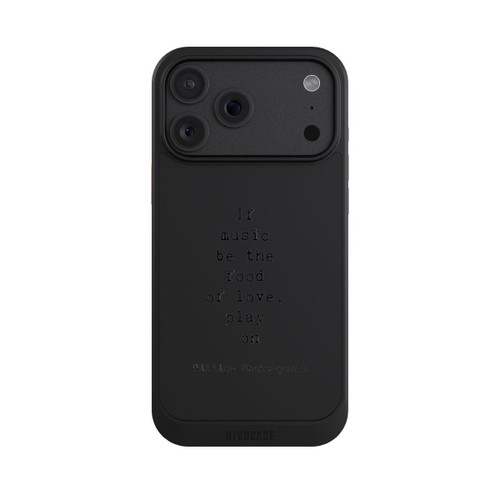 Apple iPhone 18 Pro Max NIVOcore Shakespeare Music Food Transparent