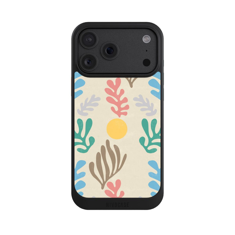 iPhone 18 Pro Max NIVOcore Blätter im modernen Matisse-Stil