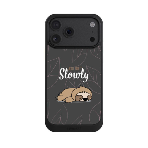 Apple iPhone 18 Pro Max NIVOcore Just Do It Slowly Sloth Grey