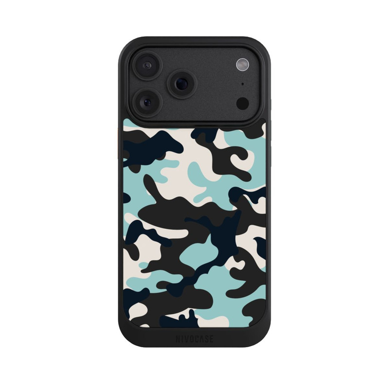 iPhone 18 Pro Max NIVOcore Camouflage Bleu