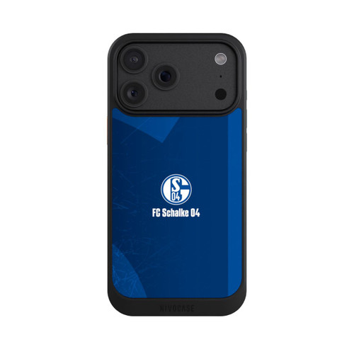 Apple iPhone 18 Pro Max NIVOcore Schalke 04 Blauer Hintergrund Mit Logo