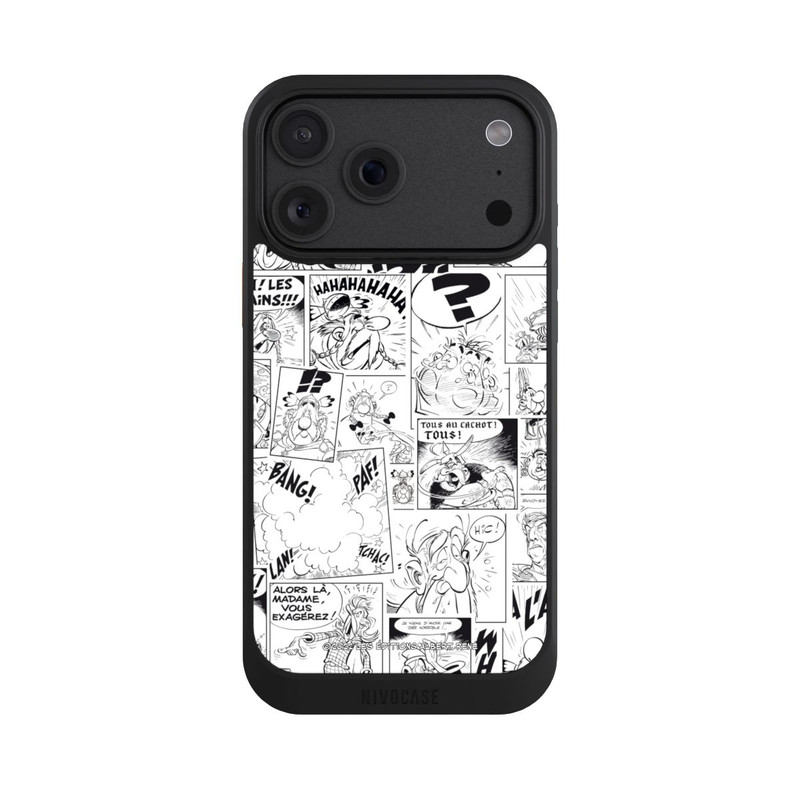 iPhone 18 Pro Max NIVOcore Asterix Comic Black and White