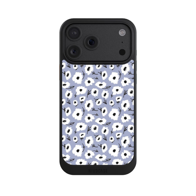 iPhone 18 Pro Max NIVOcore Flower Pattern Lila