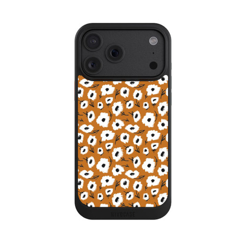 Apple iPhone 18 Pro Max NIVOcore Blumenmuster Ocker