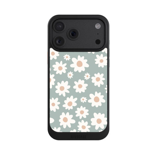 Apple iPhone 18 Pro Max NIVOcore Gänseblümchen Muster grün