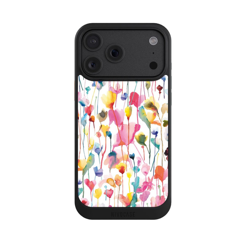 iPhone 18 Pro Max NIVOcore Watercolor Wild Flowers Coloful