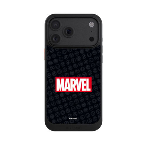 Apple iPhone 18 Pro Max NIVOcore Marvel Logo Black Red 