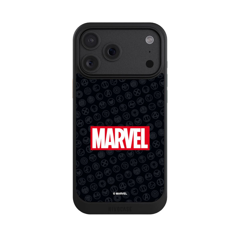 iPhone 18 Pro Max NIVOcore Marvel Logo Black Red 