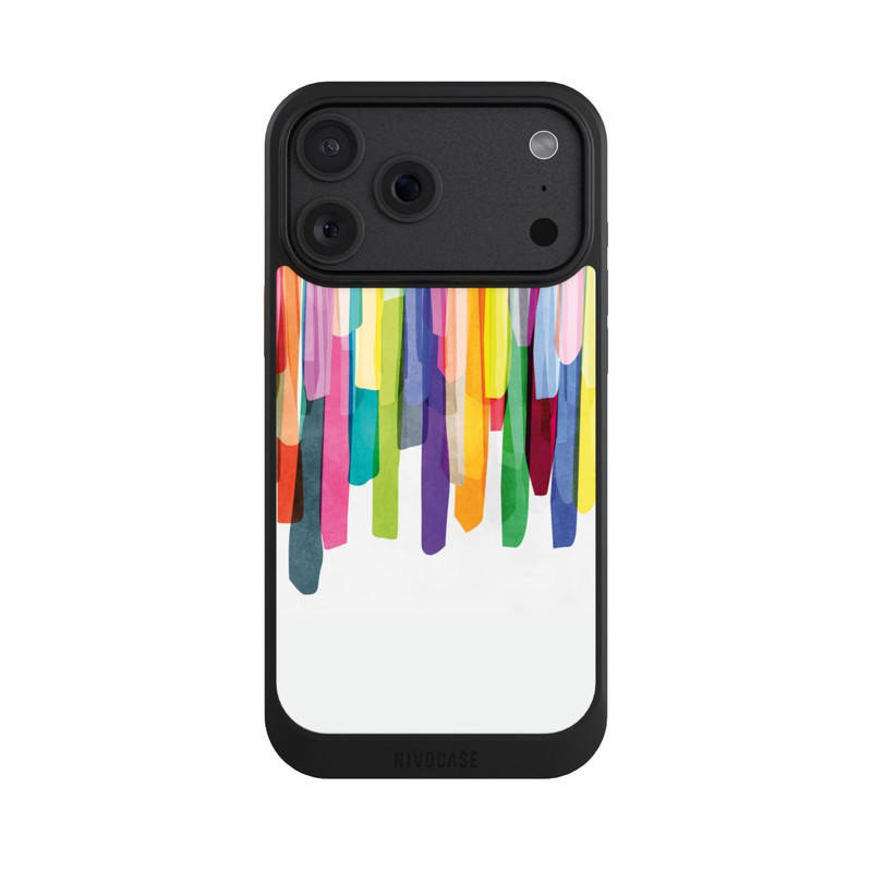 iPhone 18 Pro Max NIVOcore Colorful Stripes White Background