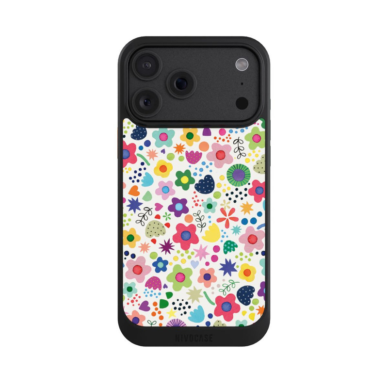iPhone 18 Pro Max NIVOcore Psychedelische Blumen bunt