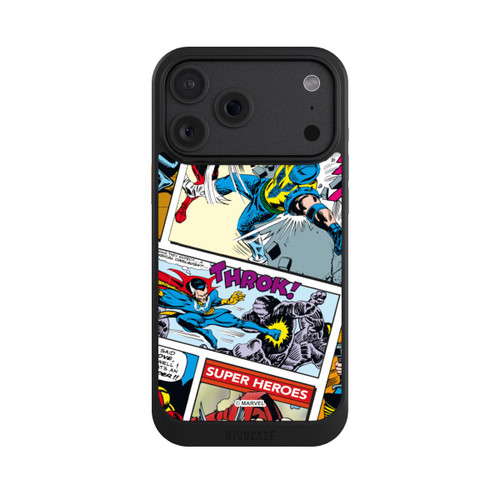 Apple iPhone 18 Pro Max NIVOcore Marvel Retro Comic Blue