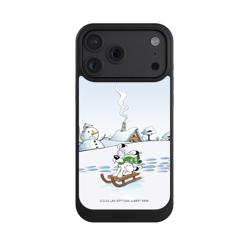 iPhone 18 Pro Max NIVOcore Idefix fährt Schlitten