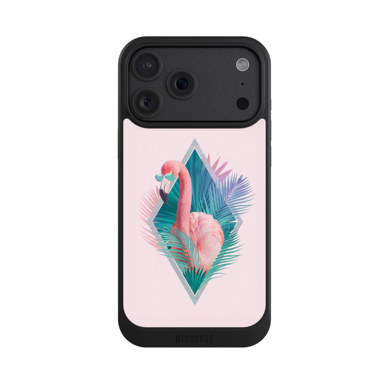 iPhone 18 Pro Max NIVOcore Tropische Pflanzen Flamingo