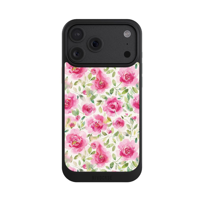 iPhone 18 Pro Max NIVOcore Aquarell Frische Rosen