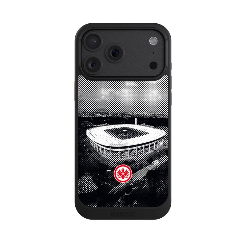 iPhone 18 Pro Max NIVOcore SGE Stadion Schwarz Weiß