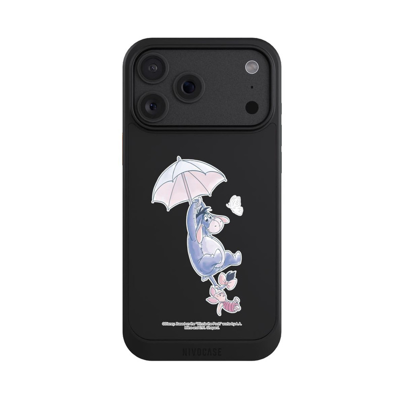 iPhone 18 Pro Max NIVOcore Winnie Pooh Eeyeore Find Happiness Transparent