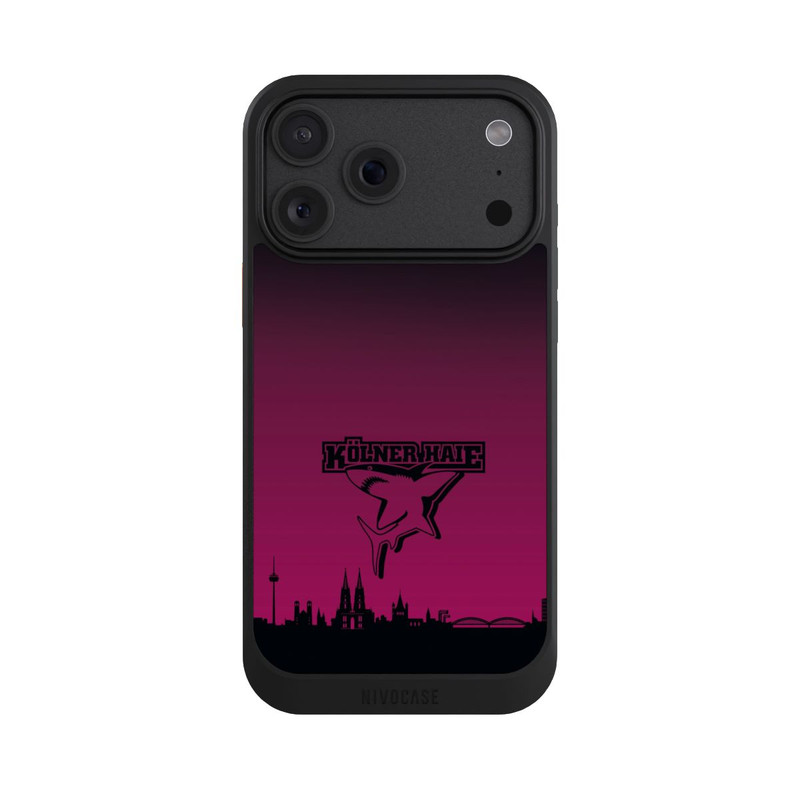 iPhone 18 Pro Max NIVOcore Kölner Haie Skyline Pink