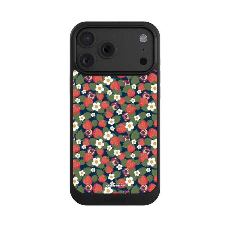 iPhone 18 Pro Max NIVOcore Lotso Toy Story Strawberry Flower Pattern