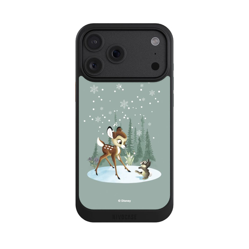 iPhone 18 Pro Max NIVOcore Bambi et Panpan Monde Hivernal