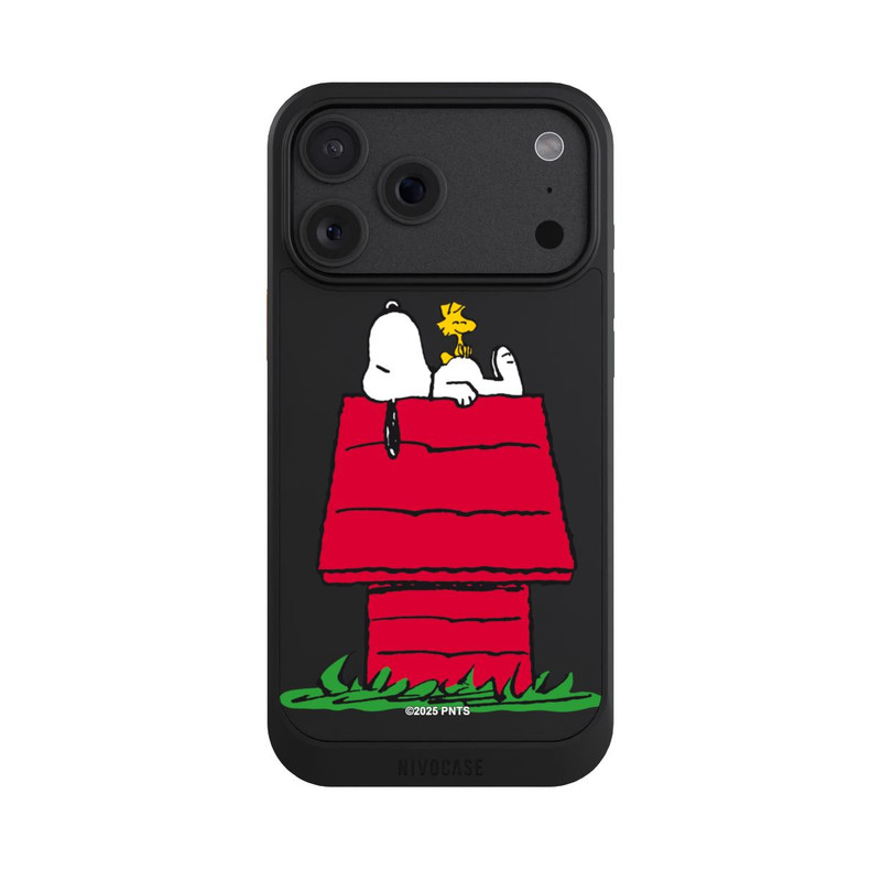 iPhone 18 Pro Max NIVOcore Snoopy and Woodstock Classic transparent