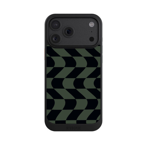 Apple iPhone 18 Pro Max NIVOcore Checked Pattern Green Black