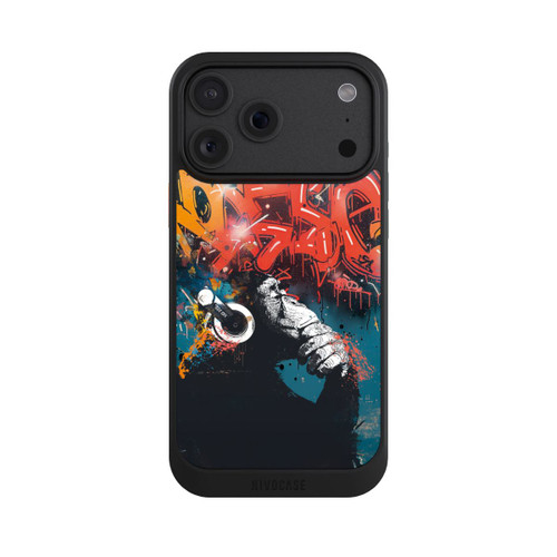 Apple iPhone 18 Pro Max NIVOcore Affe Stereo Kopfhörer Graffiti Street Art